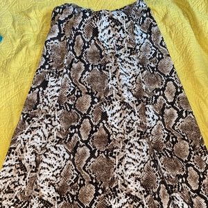 snake skin skirt